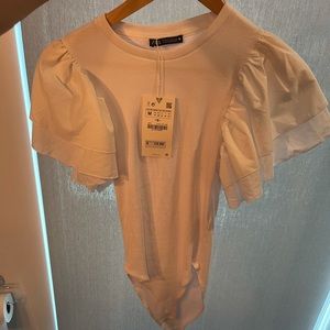 New Zara white bodysuit